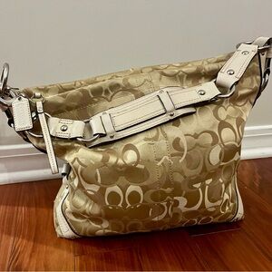 Coach Tan Shoulder Tote Bag